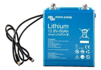 Picture of Victron Energy LiFePO4 Battery 12.8V 50Ah Smart | Lithium | BAT512050610