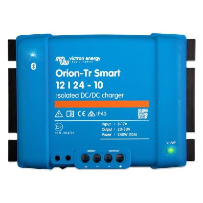 Picture of Victron Energy Orion-Tr Smart 12/24V 10A (240W) Isolated DC-DC Charger | ORI122424120