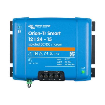 Picture of Victron Energy Orion-Tr Smart 12/24V 15A (360W) Isolated DC-DC Charger | ORI122436120