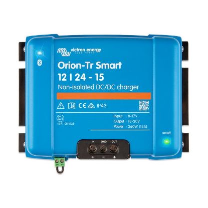Picture of Victron Energy Orion-Tr Smart 12/24V 15A (360W) Non-isolated DC-DC Charger | ORI122436140