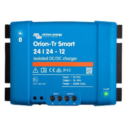 Picture of Victron Energy Orion-Tr Smart 24/24V 12A (280W) Isolated DC-DC Charger | ORI242428120