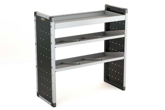 Picture of Van Guard Trade Van Racking Single Unit - 1 Straight Shelf, 2 Angled Shelves - H1009mm x W1000mm | TVR-204