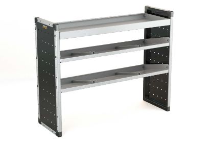 Picture of Van Guard Trade Van Racking - Single Unit - 1 Straight Shelf & 2 Angled Shelves  - 1250mm (w) x 1009mm (h) | TVR-304