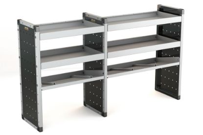Picture of Van Guard Trade Van Racking - Double Unit - All straight shelves - 1716mm (w) (683mm x 933mm) x 1009mm (h) | TVR-DBL-002