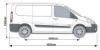Picture of Van Guard ULTIRack+ Roof Rack with 4 Load Stops for Citroen Dispatch 2007-2016 | L1 | H1 | Twin Rear Doors | VGUR-220