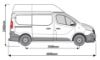 Picture of Van Guard ULTIRack+ Roof Rack with 4 Load Stops for Renault Trafic 2014-Onwards | L1 | H2 | Twin Rear Doors | VGUR-266
