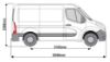 Picture of Van Guard ULTIRack+ Roof Rack with 4 Load Stops for Nissan Interstar 2022-Onwards | L1 | H1 | Twin Rear Doors | VGUR-270