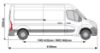 Picture of Van Guard Passenger Side Van Racking for Nissan Interstar 2022-Onwards | L3 | H2 | TVR-603