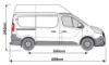 Picture of Van Guard Passenger Side Van Racking for Nissan Primastar 2022-Onwards | L1 | H2 | TVR-503