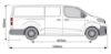 Picture of Van Guard 4 ULTI Roof System Bars + 4 load stops for Peugeot Expert 2016-Onwards | L3 | H1 | VG337-4-L3H1