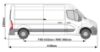Picture of Rhino KammRack Roof Rack 3.8m long x 1.6m wide for Vauxhall Movano 2010-2021 | L3 | H2 | Twin Rear Doors | K606