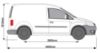 Picture of Van Guard 2 ULTIBar Trade Steel Van Roof Bars for Volkswagen Caddy 2004-2010 | L1 | H1 | SB225