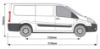 Picture of Rhino KammRack Roof Rack 2.6 m long x 1.4 m wide for Fiat Scudo 2007-2016 | L2 | H1 | Tailgate | AH554