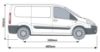 Picture of Van Guard 3 ULTI Roof System Bars + 4 load stops for Peugeot Expert 2007-2016 | L1 | H1 | VG248-3L1H1