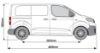 Picture of Van Guard 2 ULTIBar+ Aluminium Van Roof Bars + 4 load stops for Toyota ProAce 2016-Onwards | L1 | H1 | VG334-2