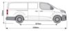 Picture of Van Guard 4 ULTIBar+ Aluminium Van Roof Bars + 4 load stops for Toyota ProAce 2016-Onwards | L3 | H1 | VG335-4