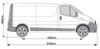 Picture of Van Guard Passenger Side Van Racking for Nissan Primastar 2002-2014 | L2 | H1 | TVR-303