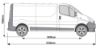 Picture of Van Guard Passenger Side Van Racking for Renault Trafic 2001-2014 | L2 | H1 | TVR-303