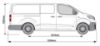 Picture of Van Guard Passenger Side Van Racking for Vauxhall Vivaro 2019-Onwards | L2 | H1 | TVR-303