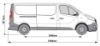 Picture of Van Guard Passenger Side Van Racking for Vauxhall Vivaro 2014-2019 | L2 | H1 | TVR-303