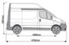 Picture of Van Guard Passenger Side Van Racking for Vauxhall Vivaro 2001-2014 | L1 | H2 | TVR-503