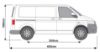 Picture of Van Guard Passenger Side Van Racking for Volkswagen T5 Transporter 2002-2015 | L1 | H1 | TVR-203