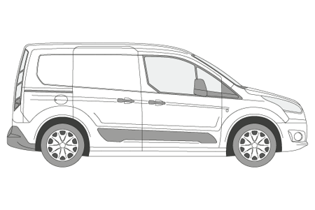 Picture for category Ford Transit Connect 2013-Onwards Van Rear Steps