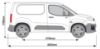 Picture of Van Guard Trade Van Racking - Silver Package - Drivers Side for Citroen Berlingo 2018-Onwards | L1 | H1 | TVR-S-001-OS