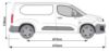 Picture of Van Guard Trade Van Racking - Silver Package - Drivers Side for Citroen Berlingo 2018-Onwards | L2 | H1 | TVR-S-002-OS