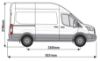 Picture of Van Guard Trade Van Racking - Gold Package - Passenger Side for Ford Transit 2014-Onwards | L2 | H3 | TVR-G-006-NS