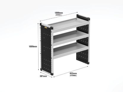 Picture of Van Guard Bronze Trade Van Racking Package - Nearside for Citroen Berlingo 2018-Onwards | L2 | H1 | TVR-B-002-NS