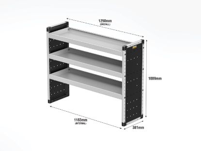 Picture of Van Guard Bronze Trade Van Racking Package - Offside for Peugeot Partner 2018-Onwards | L2 | H1 | TVR-B-002-OS