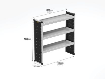 Picture of Van Guard Bronze Trade Van Racking Package - Complete Kit for Ford Transit Custom 2013-2023 | L2 | H2 | TVR-B-004