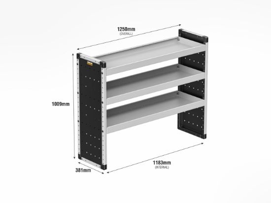 Picture of Van Guard Bronze Trade Van Racking Package - Complete Kit for Ford Transit Custom 2013-2023 | L2 | H1 | TVR-B-009