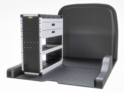 Van Guard Gold Trade Van Racking Package - Nearside for Vauxhall Combo 2018-Onwards | L2 | H1
