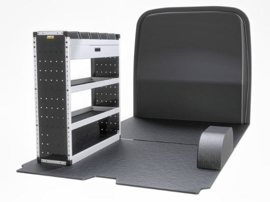 Picture of Van Guard Gold Trade Van Racking Package - Nearside for Volkswagen Crafter 2017-Onwards | L3 | H2 | TVR-G-005-NS