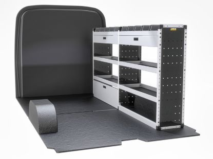 Picture of Van Guard Trade Van Racking - Gold Package - Drivers Side for Volkswagen Crafter 2017-Onwards | L3 | H2 | TVR-G-005-OS