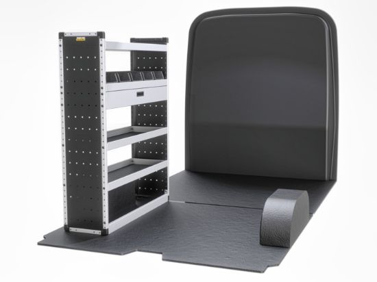 Picture of Van Guard Gold Trade Van Racking Package - Nearside for Peugeot Boxer 2006-Onwards | L2 | H2 | TVR-G-006-NS