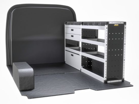 Van Guard Gold Trade Van Racking Package - Offside for Ford Transit Custom 2013-2023 | L1 | H1