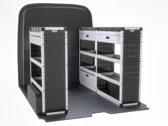 Van Guard Gold Trade Van Racking Package - Complete Kit for Ford Transit Custom 2013-2023 | L1 | H2