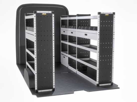 Van Guard Gold Trade Van Racking Package - Complete Kit for Mercedes Sprinter 2018-Onwards | L2 | H2