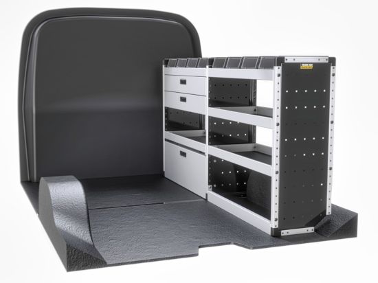 Van Guard Gold Trade Van Racking Package - Offside for Citroen Dispatch 2016-Onwards | L2 | H1