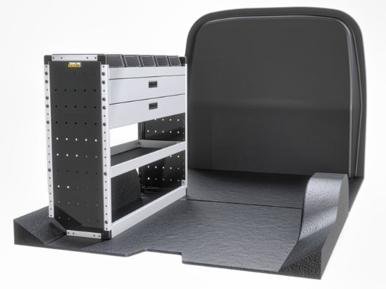 Picture of Van Guard Gold Trade Van Racking Package - Nearside for Peugeot Expert 2016-Onwards | L3 | H1 | TVR-G-019-NS