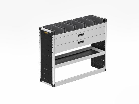Picture of Van Guard Gold Trade Van Racking Package - Complete Kit for Renault Trafic 2014-Onwards | L2 | H1 | TVR-G-009