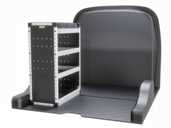 Van Guard Silver Trade Van Racking Package - Nearside for Peugeot Partner 2018-Onwards | L1 | H1