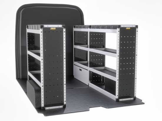 Van Guard Silver Trade Van Racking Package - Complete Kit for Ford Transit Custom 2013-2023 | L2 | H2