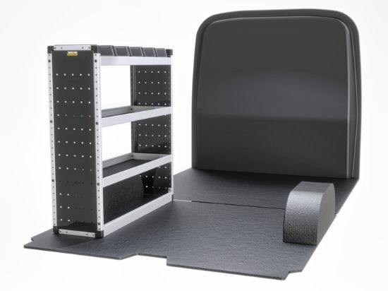 Picture of Van Guard Silver Trade Van Racking Package - Nearside for Volkswagen Crafter 2017-Onwards | L3 | H2 | TVR-S-005-NS