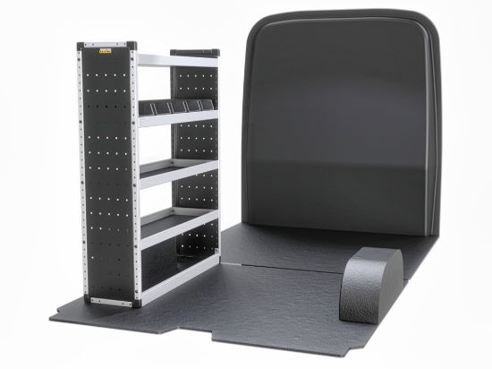 Picture of Van Guard Silver Trade Van Racking Package - Nearside for Peugeot Boxer 2006-Onwards | L2 | H2 | TVR-S-006-NS