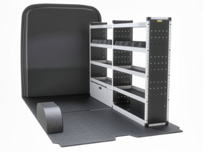 Picture of Van Guard Trade Van Racking - Silver Package - Drivers Side for Fiat Ducato 2006-Onwards | L2 | H2 | TVR-S-006-OS