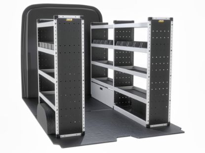 Picture of Van Guard Trade Van Racking - Silver Package - Full Kit for Peugeot Boxer 2006-Onwards | L2 | H2 | TVR-S-006